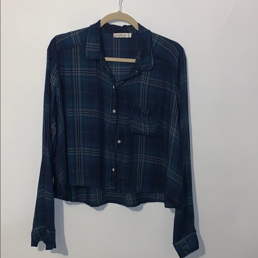 Abercrombie & Fitch plaid button down